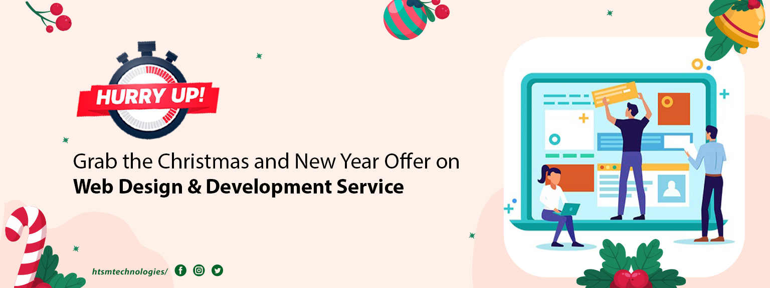Hurry Up!! Grab the Christmas and New Year Offer on Web Design & Development Service